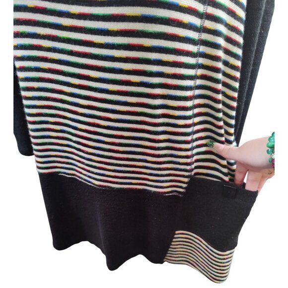 Ail Miles Women's Cowl Neck Colorful Artsy Sweater  Size M - Picture 3 of 4